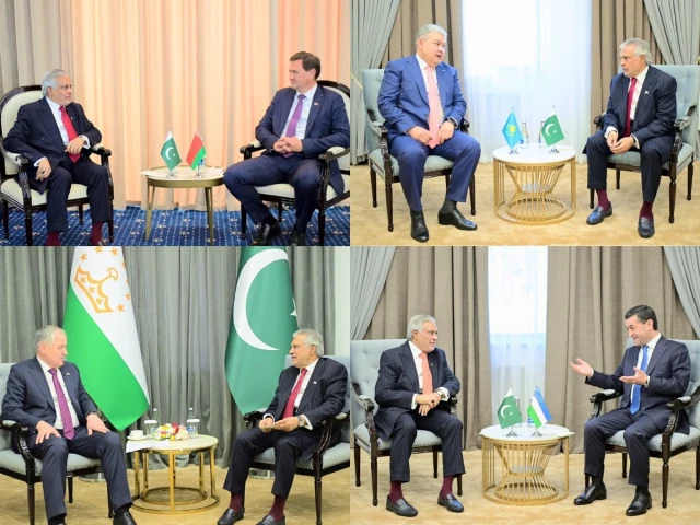 Pakistan vows stronger bilateral cooperation with Belarus, Central Asian states on SCO sidelines