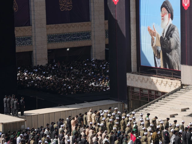 Thousands of mourners join funeral ceremony for Ayatollah Ali Khamenei in Tehran