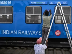 India launches first hydrogen-powered train in clean energy push