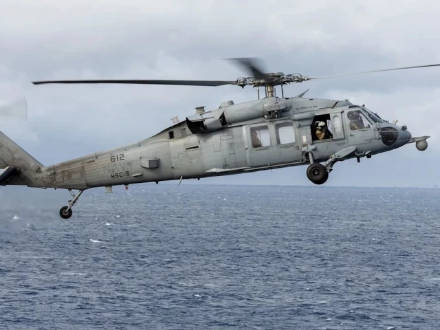 US Navy suspends search for sailor missing after helicopter crash in Arabian Sea