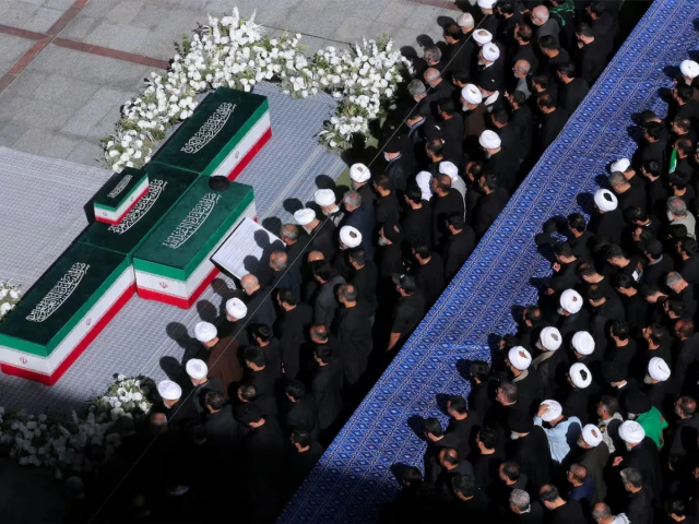 Iran’s Supreme Leader Mojtaba absent as crowds gather to mourn slain ayatollah