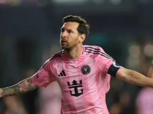 Messi scores twice to set Leagues Cup record in Miami victory