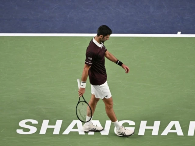 Djokovic crashes out of Shanghai Masters